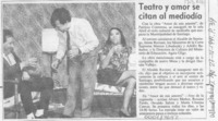 Teatro y amor se citan al mediodía  [artículo].