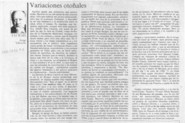 Variaciones otoñales  [artículo] Jorge Edwards.