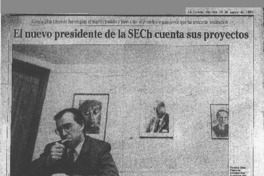 El nuevo presidente de la SECH cuenta sus proyectos