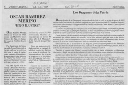 Oscar Ramírez Merino "Hijo Ilustre"  [artículo].