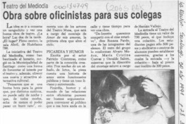 Obra sobre oficinistas para sus colegas  [artículo].