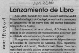 Lanzamiento de libro  [artículo].
