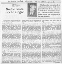 Noche triste, noche alegre