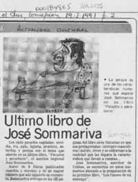 Ultimo libro de José Sommariva  [artículo].