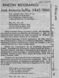 José Antonio Soffia (1843-1886)  [artículo].