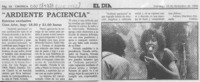 "Ardiente paciencia"  [artículo] cinéfilo.