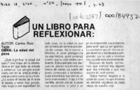 La Edad del pavo  [artículo].