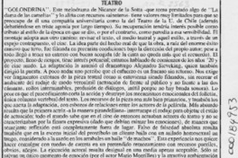 "Golondrina"  [artículo] Pedro Labra.