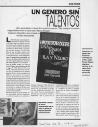 Un Género sin talentos