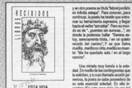 Esta vida  [artículo].