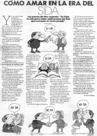 Cómo amar en la era del sida