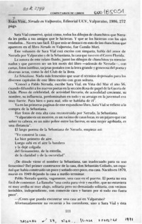 Neruda en Valparaíso  [artículo] Carlos Ruiz-Tagle G.