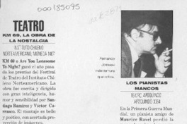 Teatro  [artículo].