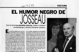 El humor negro de Josseau  [artículo] E. F.