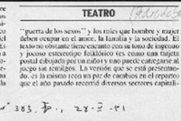 "La fierecilla domá"  [artículo] Pedro Labra.