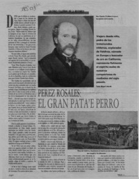 Pérez Rosales, el gran pata'e perro  [artículo].