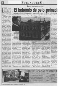 El bohemio de pelo peinado