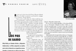 Los pies de barro  [artículo] Graciela Romero.