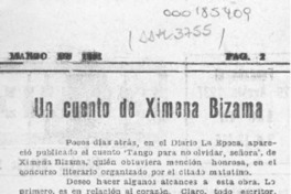 Un cuento de Ximena Bizama
