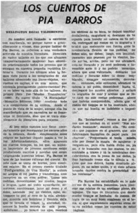 Los cuentos de Pía Barros