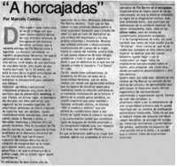 "A horcajadas"