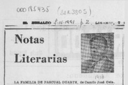 Notas literarias