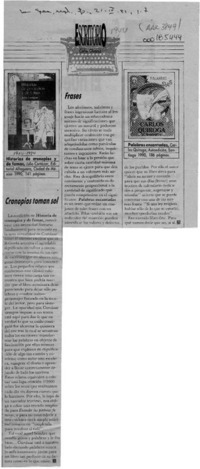 Escritorio  [artículo] Carlos Olivárez.