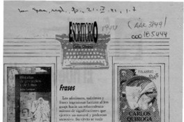 Escritorio  [artículo] Carlos Olivárez.