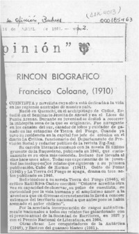 Francisco Coloane (1910)