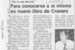 Para conocerse a sí mismo es nuevo libro de Cravero  [artículo].