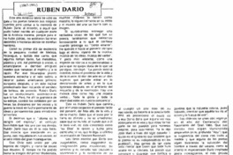 Rubén Darío  [artículo] Joheal.