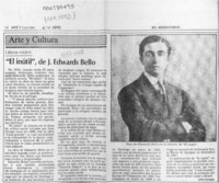 "El inútil", de J. Edwards Bello  [artículo] Julio Hurtado.