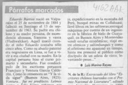 Párrafos marcados  [artículo] Luis Merino Reyes.
