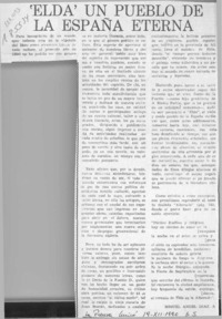"Elda" un pueblo de la España eterna  [artículo] Miguel Angel Díaz A.