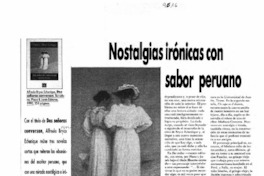 Nostalgias irónicas con sabor peruano  [artículo] Javier Edwards.