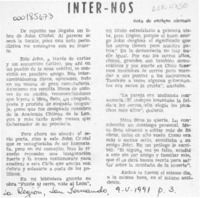 Inter Nos  [artículo] Enrique Neiman.