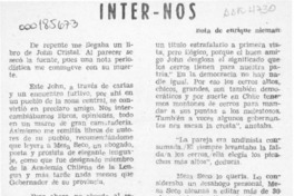 Inter Nos  [artículo] Enrique Neiman.