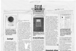 La casa del hombre  [artículo] Carlos Olivárez.