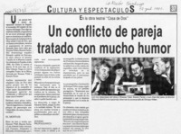 Un Conflicto de pareja tratado con mucho humor