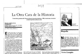 La otra cara de la historia  [artículo] María Ester Roblero.