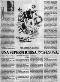 Una supersticiosa profesional