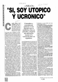 Sí, soy utópico y ucrónico