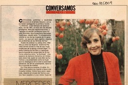 Mercedes Valdivieso feminista, aunque suene aterrador