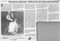 Dos en el desván, espejo de un viejo matrimonio  [artículo].