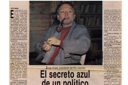 El secreto azul de un político