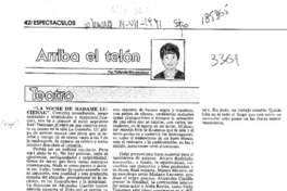 La noche de Madame Lucienne  [artículo] Yolanda Montecinos.