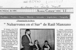 "Nubarrones en el sur" de Raúl Manzano  [artículo].