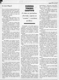 Ximena Torres Cautivo  [artículo] Jimena Villegas B.