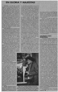 En gloria y majestad