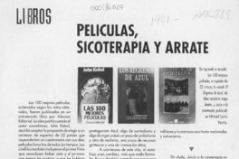 Películas, sicoterapia y Arrate  [artículo].